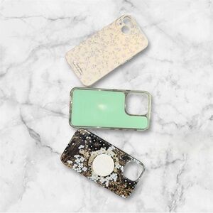 kate spade Floral, Mint, and Black Phone Case Set